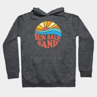 Retro Sunset Sun Salt Sand Hoodie